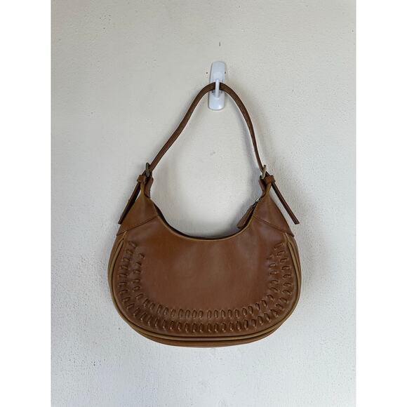 Vintage Y2K Brown Interlace Detail Mini Purse - Picture 1 of 7